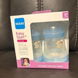 MAM Easy Start Anti-Colic Baby Bottles - Blue